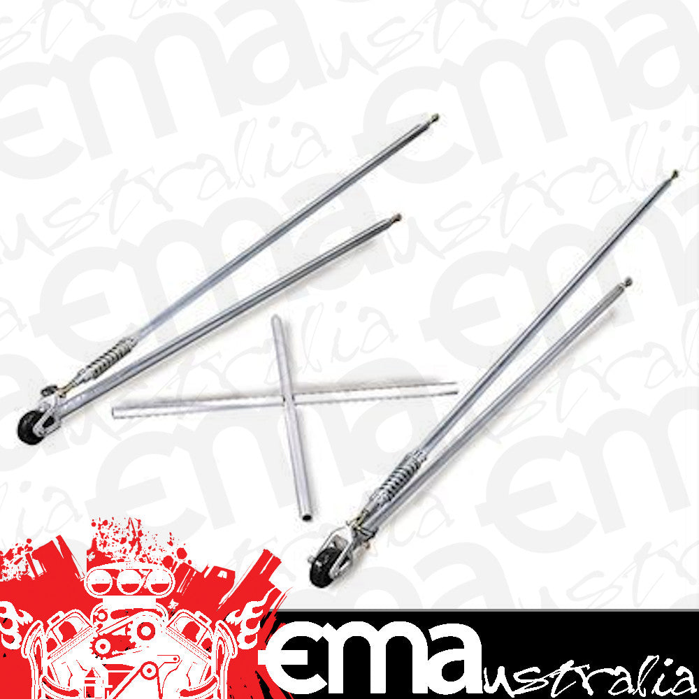 Competition Engineering MOC2145 Wheel-E-Bars Universal Natural Finish Weld-On Kit