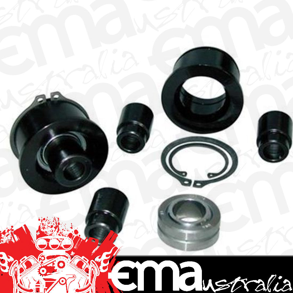Competition Engineering MOC3168 Spherical Bearing-Bushing Kit for Rear Control ARMS Billet Aluminium/Steel Black Ford (pair)