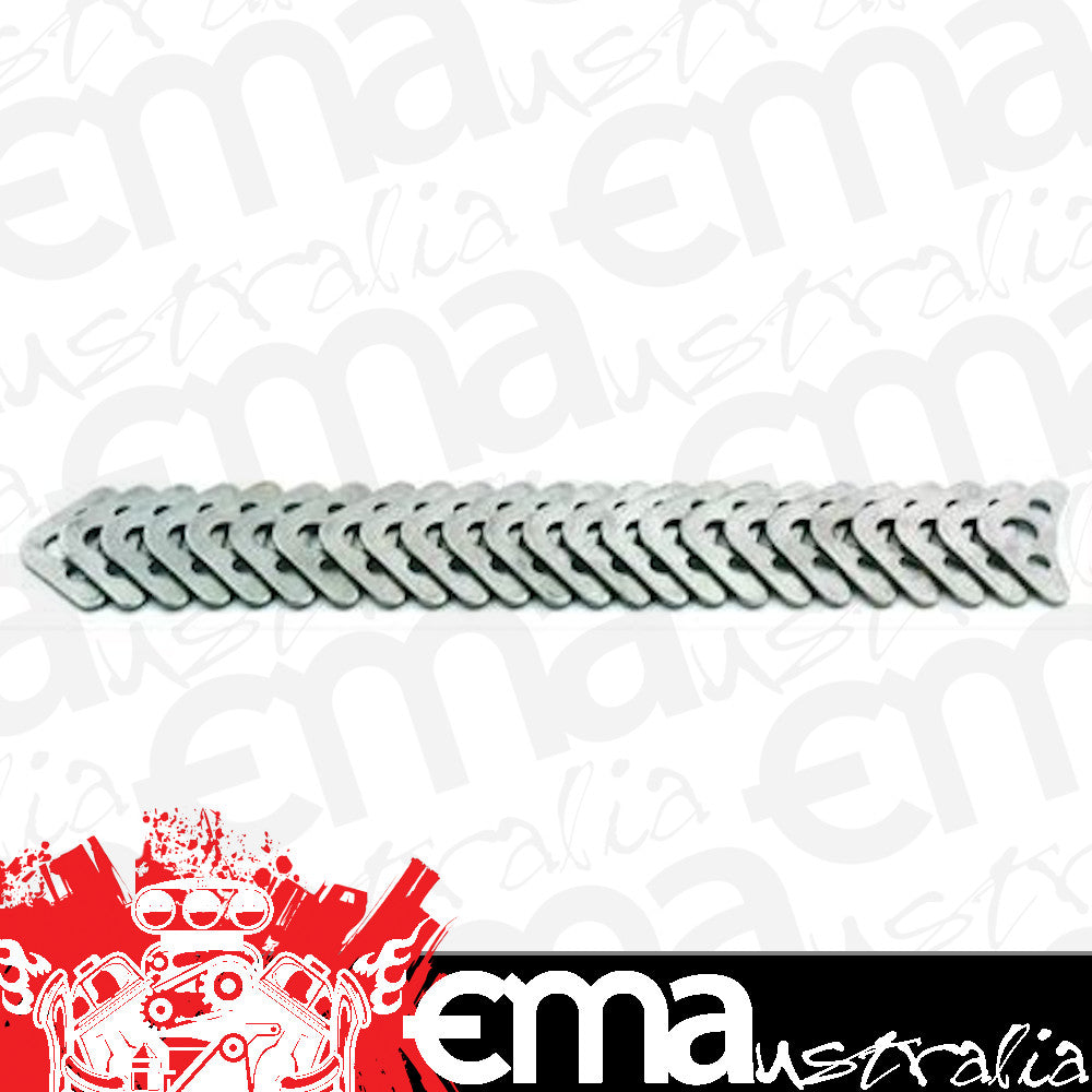Competition Engineering MOC3172 Roll Bar Gussets; 1/8 In. Mild Steel w/Lightening Holes; 1.25 In. x 2.25 In.; Welding Required; Qty. 25;