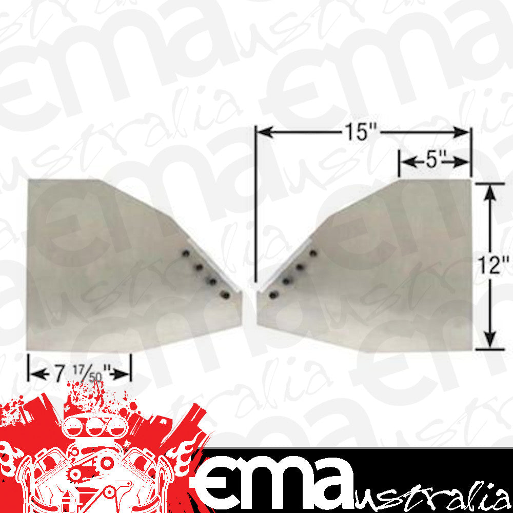 Competition Engineering MOC4011 Front Motor Plate Ford Fe 352-428 2-Piece Dimensions: 15' L x 12' H
