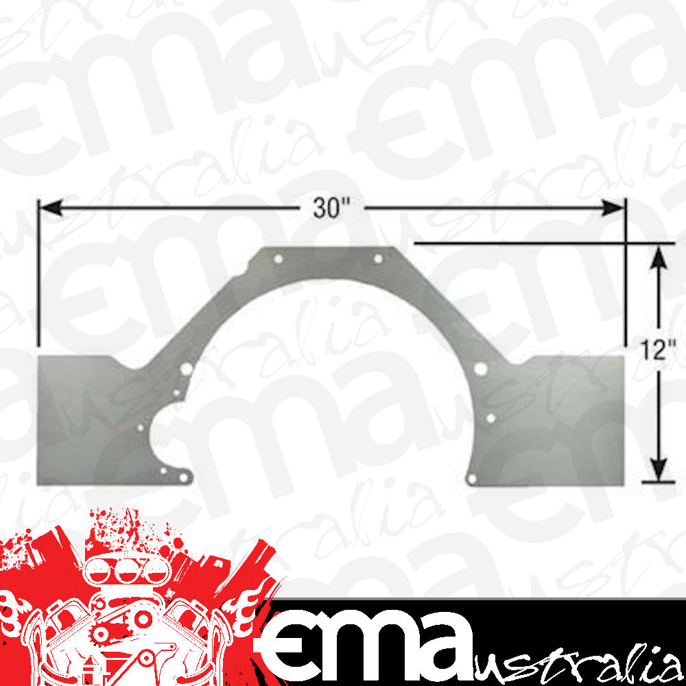 Competition Engineering MOC4023 Motor Plate Mid-Mount 0.188 In. Thick Aluminium Ford Modular V8 (each)
