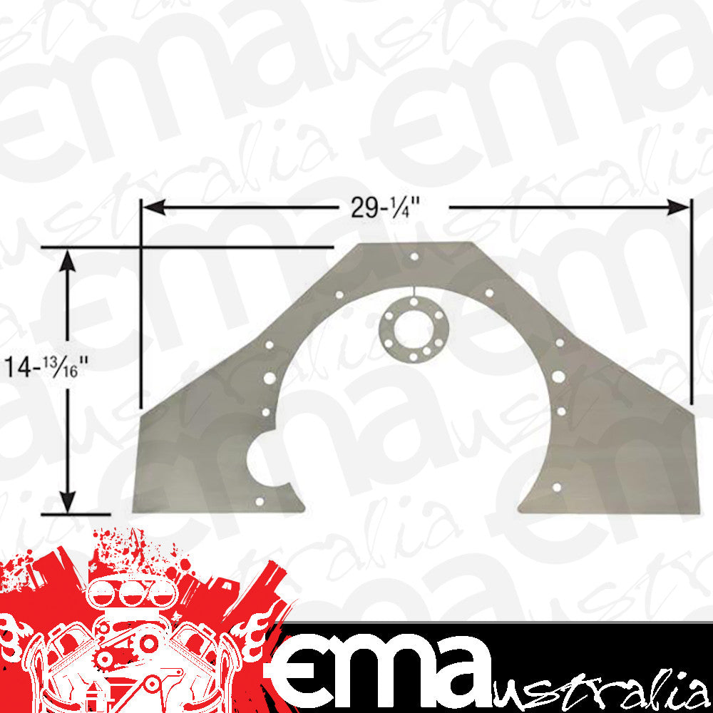 Competition Engineering MOC4028 Mid Mount Plate Gm LS Steel