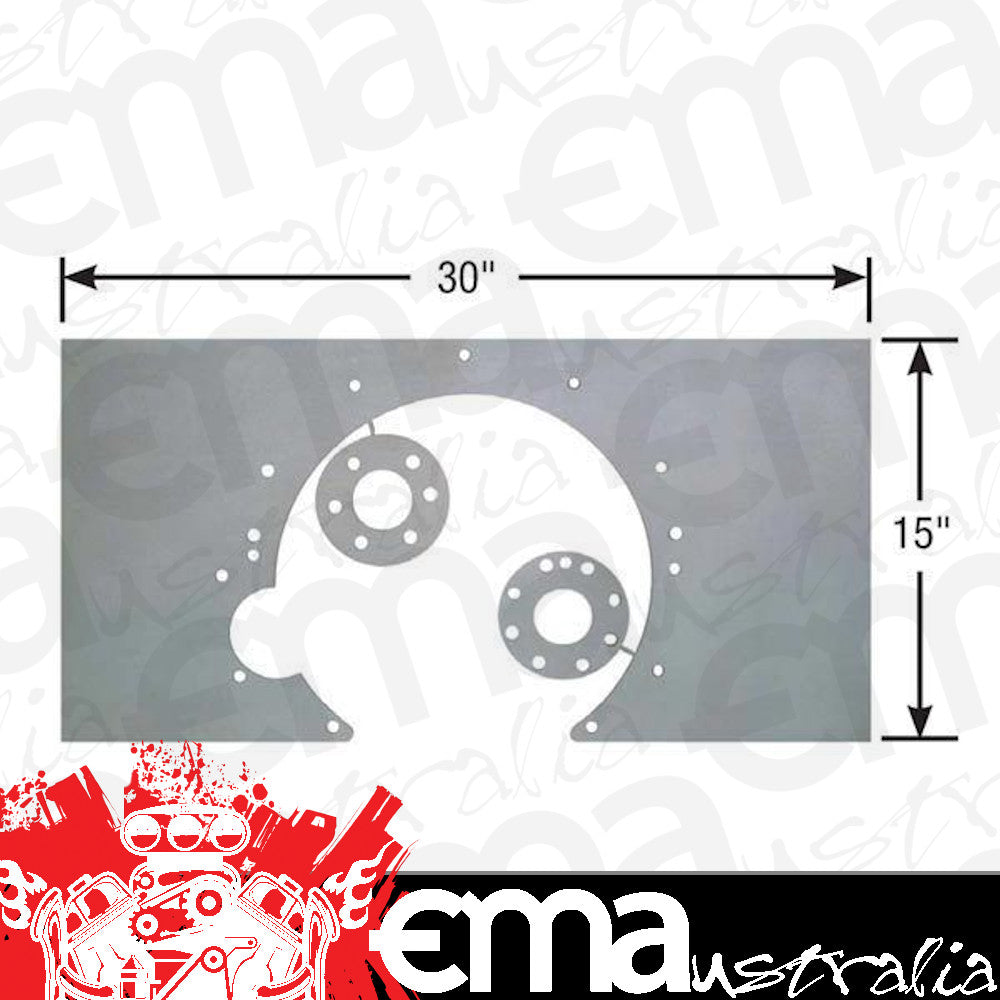 Competition Engineering | MOC4038 | Steel Mid Mount Plate Chrys SB w/ 727/A904