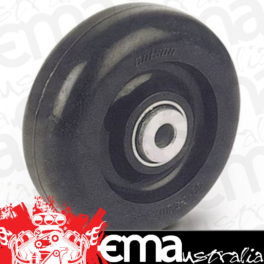 Competition Engineering MOC7060 Replacement Wheel Synthetic Rubber 3 1/2 Diameter Ball Bearing 3/8 Hole Wheel-E-Bar (each)