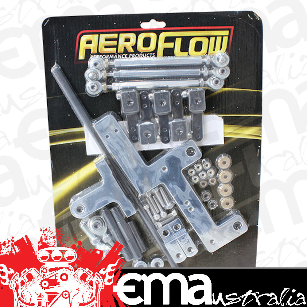 Aeroflow AF42-1070 4150 Shiny 671 Series Carb Linkage Blower Kit