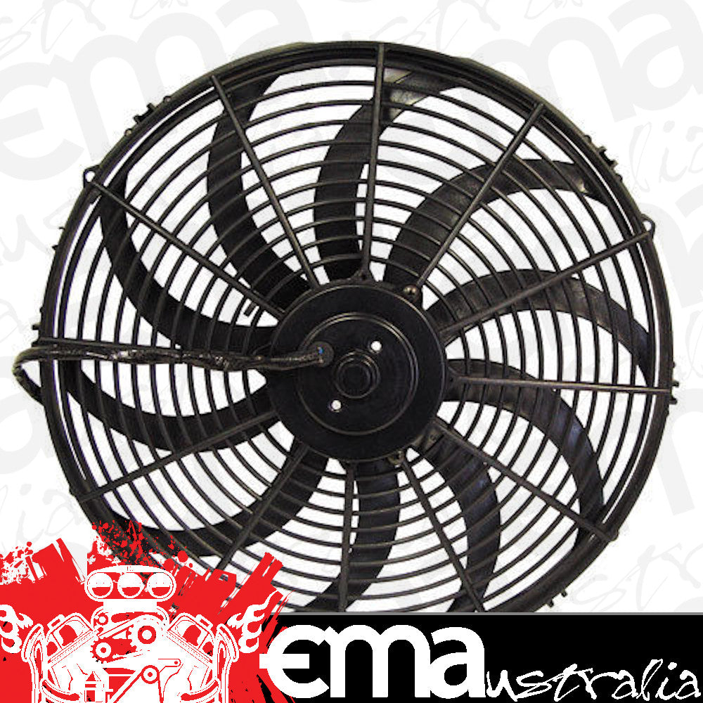 Aeroflow AF49-1001 12" Curved Blade Electric Fan Reversible 1400Cfm