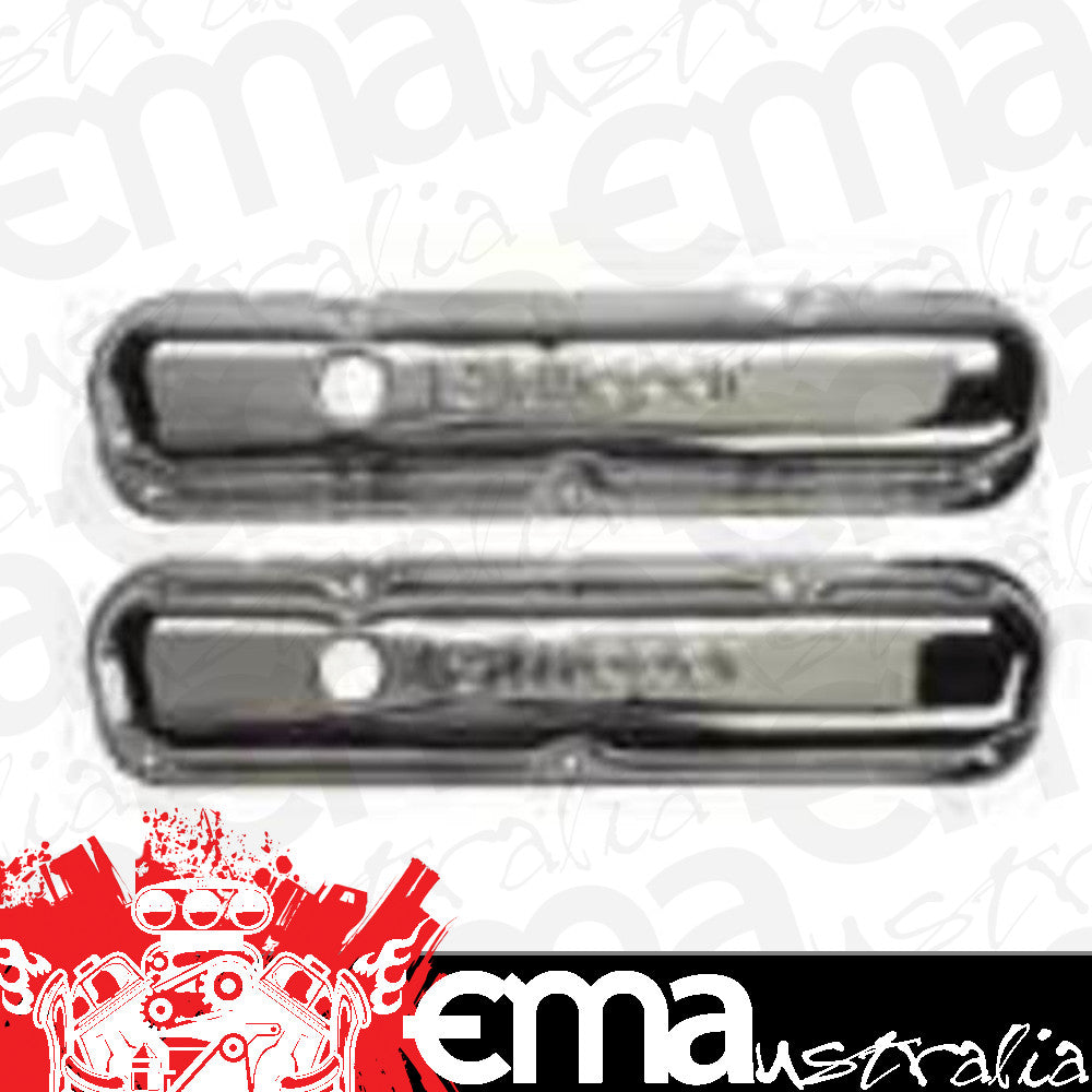 Stamped Steel Valve Covers Chrome Small Block Chrysler MP5007446