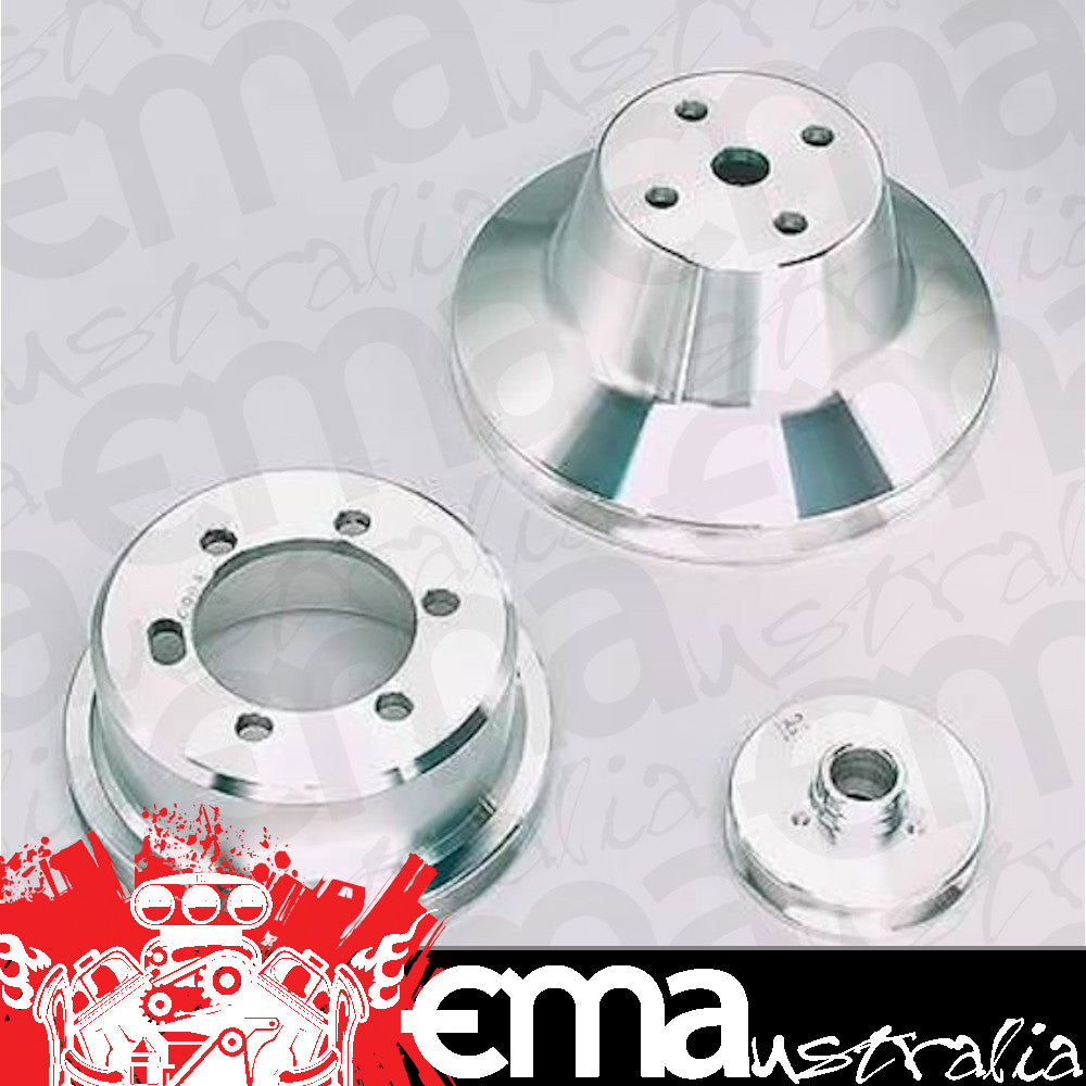 March Performance Products | MPP10210 | Performance Aluminium V-Belt Pulley Kit Chrysler 318-360