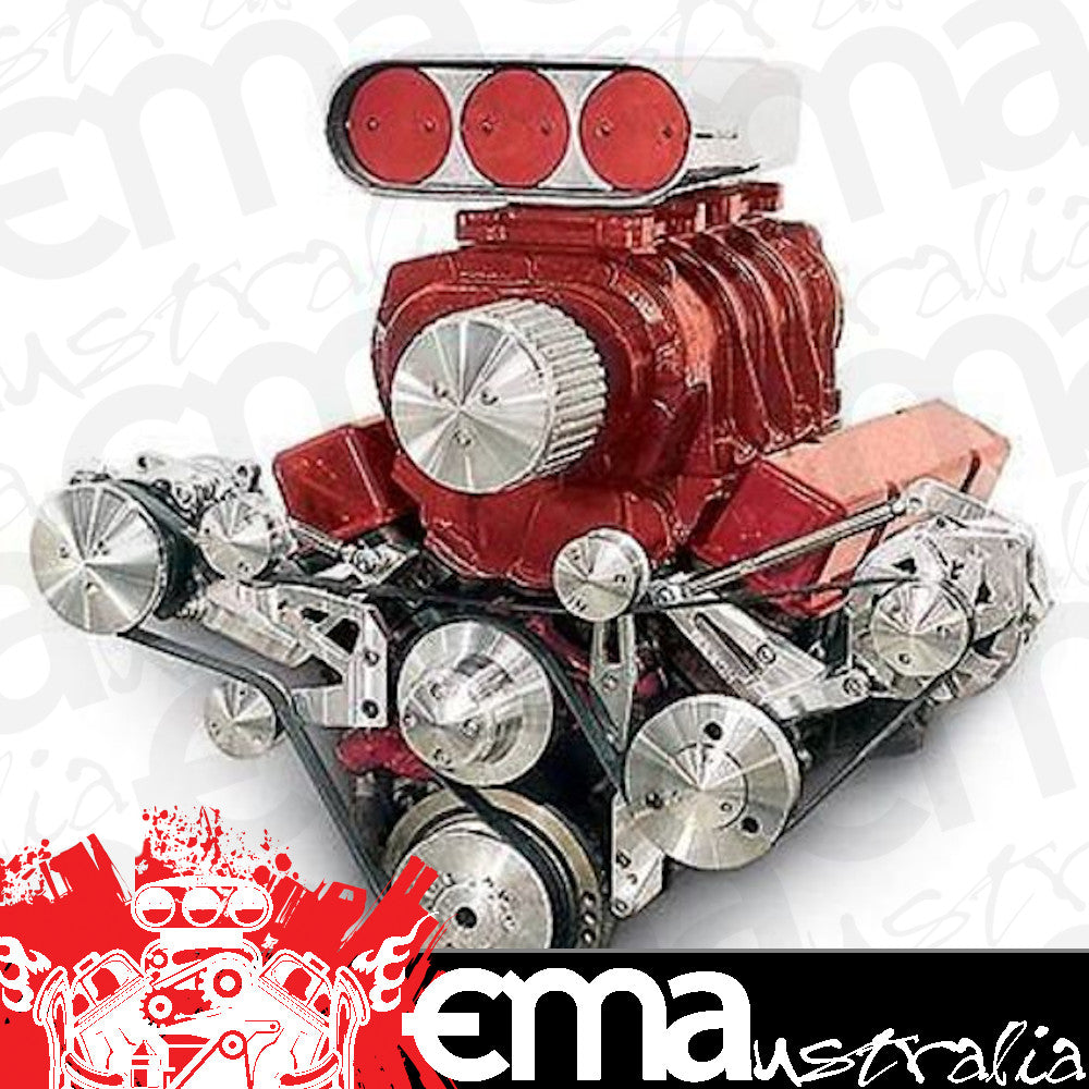 March Performance Products MPP20410 March Performance Chev SB 671 871 Supercharger P/S Serpentine Drive Kit