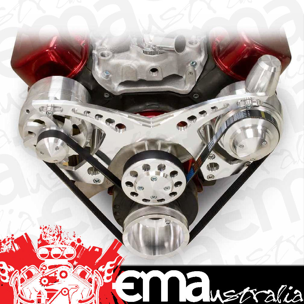 March Performance Products MPP21240 March Performance Serpentine Kit Chev BB 396-454 Short w/Pump
