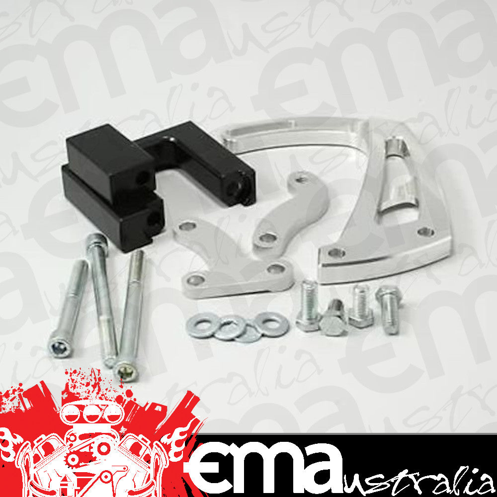 Suit Chev big block Mark IV 396-454ci V8, with Meziere & CSI/CSR & Proform Electric Water Pumps.(WILL NOT FIT CVR ELECTRIC WATER PUMP) Power Steering Bracket Kit For BB March