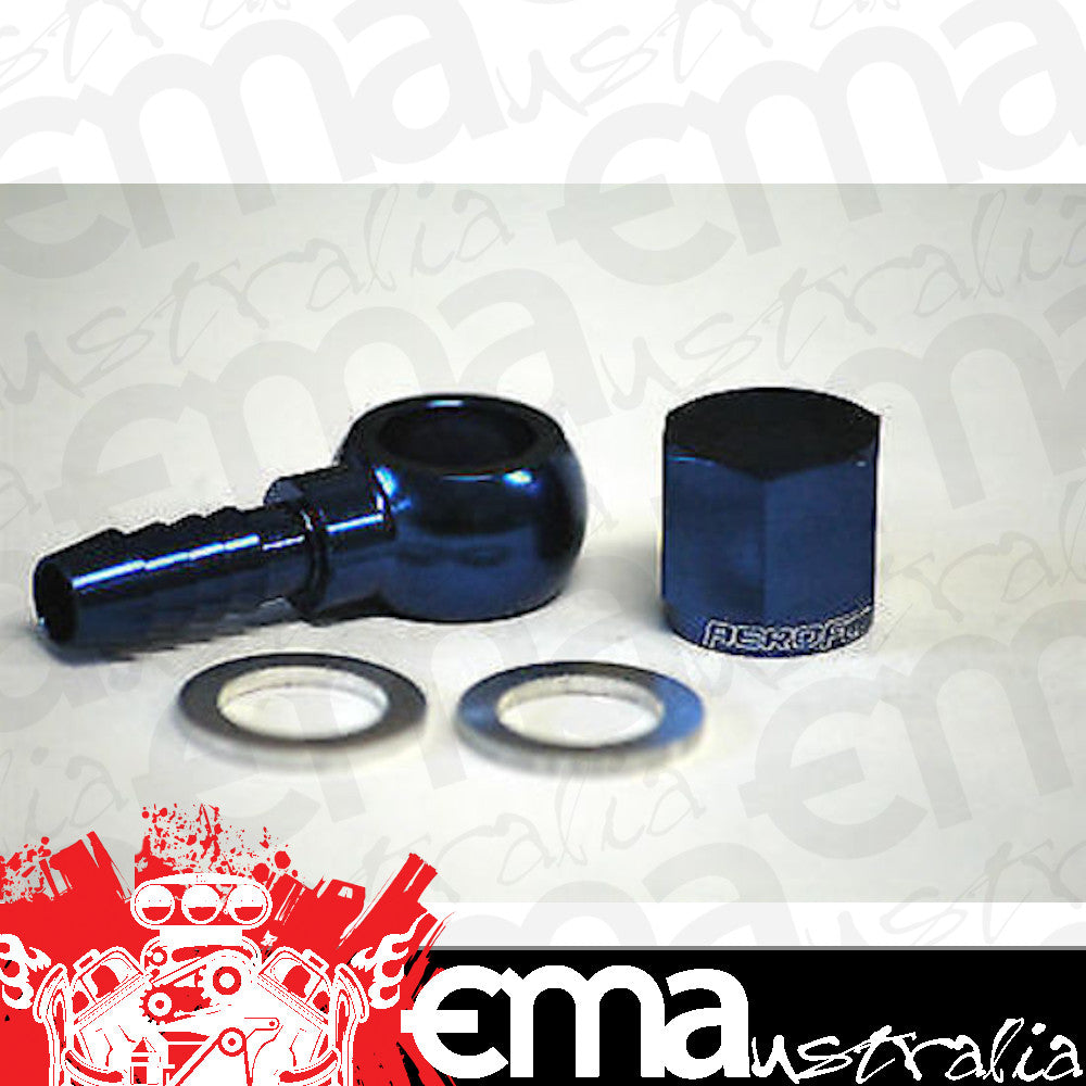 Aeroflow AF49-1020 Aeroflow / Bosch Fuel Pump 8mm / 5/16"Banjo & Nut Kit Blu