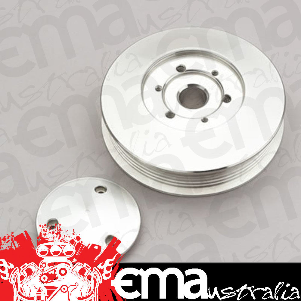 March Performance Products MPP535 Power Steering Pulley 6-Rib suit GM Keyed Saginaw Pump.625" Bore