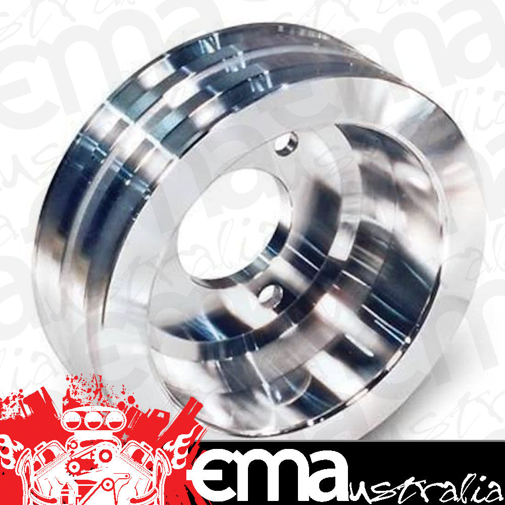 Chev Small Block Gen I 265-400 C.I.D Performance Alloy 3 Groove Crank Pulley 262-400 March Performance Products MPP6191