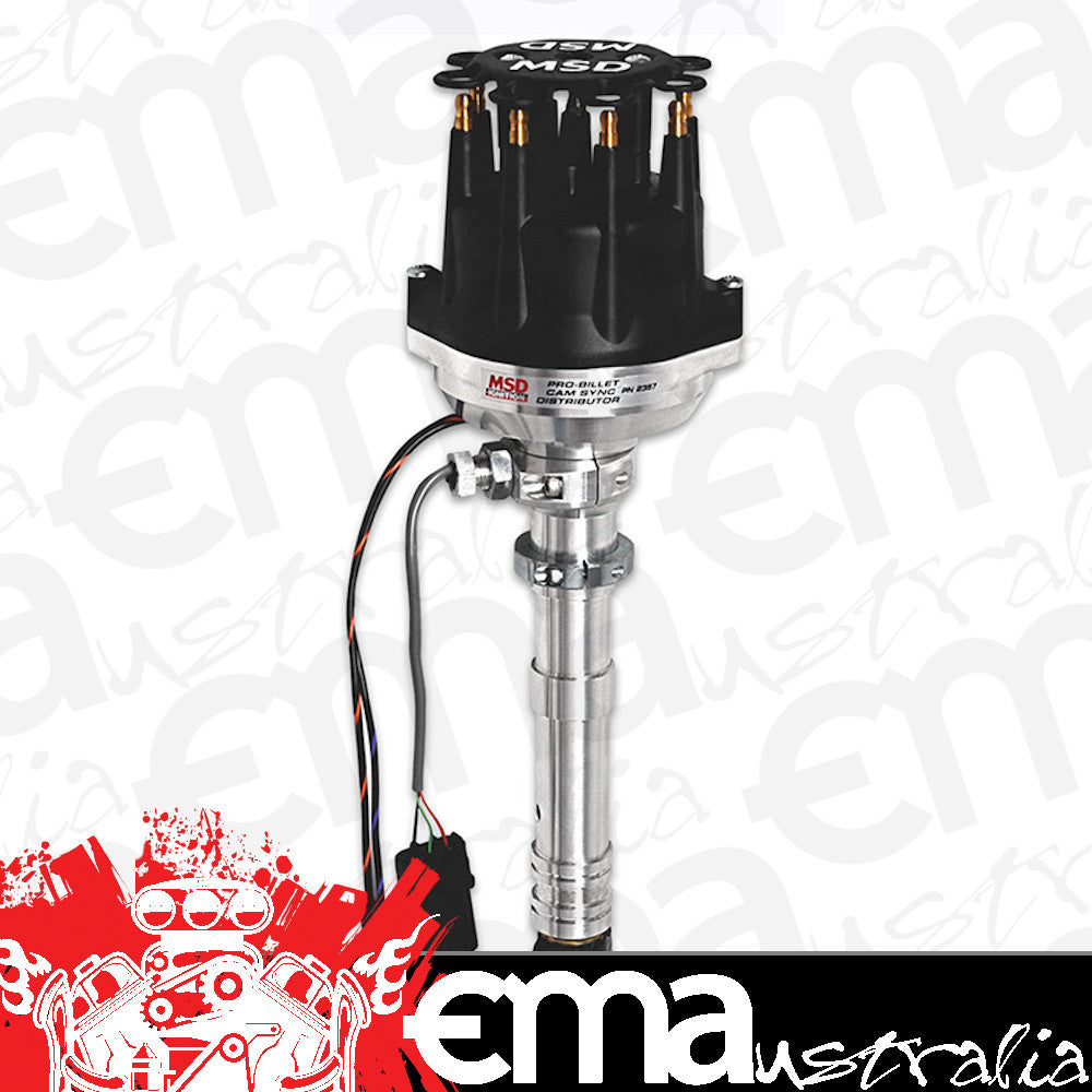 MSD Ignition MSD2357 Chev SB BB Adjustable Pick-UpPro-Billet Cam Sync Distributor