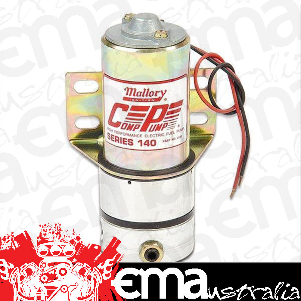 MSD Ignition MSD29259 Mallory High Performance Pro Comp 140 Series Electric Fuel Pump 140 Gph