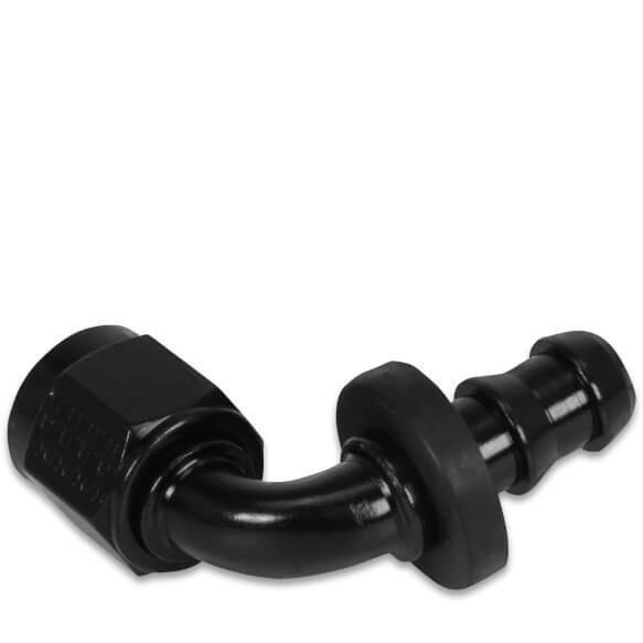 MSD Ignition MSD2935 6an Fitting 90 Degree Socketless Black