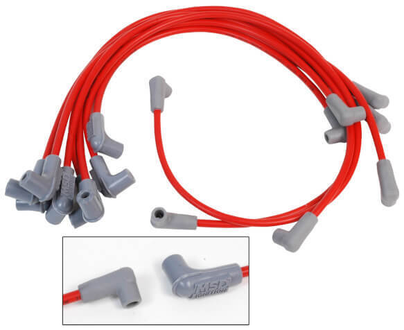 MSD Ignition MSD30479 8.5mm Super Con Spark Plug Lead Set Chev SB W/8541 Crab Cap