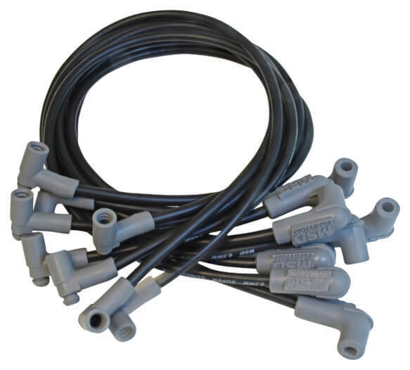 MSD Ignition MSD31243 8.5mm Spark Plug Lead Set Blk Chev SB W/ Lp Distributor