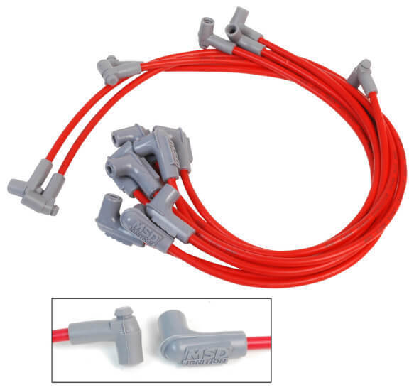 MSD Ignition MSD31249 8.5mm Spark Plug Lead Set Chev SB W/ Lp Distributor