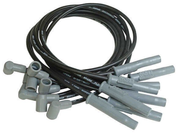 MSD Ignition MSD31373 8.5mm Spark Plug Lead Set Blk Chev BB GM Socket
