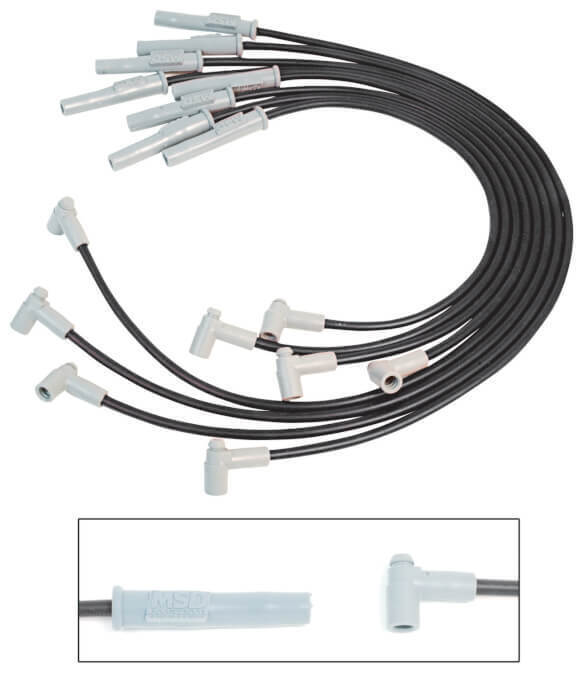 MSD Ignition MSD31803 8.5mm Spark Plug Lead Set Blk Chev BB 1988-On