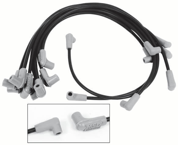 MSD Ignition MSD31833 8.5mm Spark Plug Lead Set Blk Chev SB V8 W/HEI 1988 On