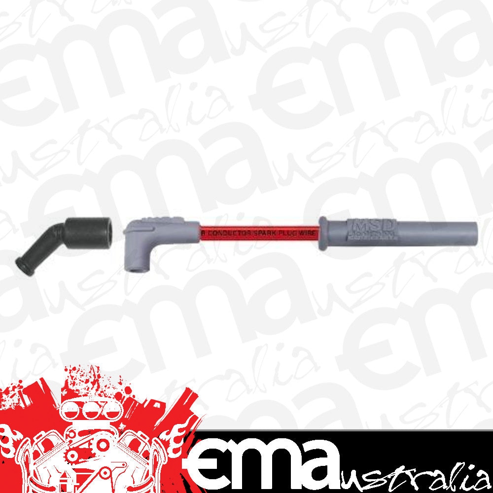 Chev Small Block Gen III/IV (LS based engines) 350 C.I.D Universal Ignition Lead Set Red Ls1 MSD Ignition MSD32079
