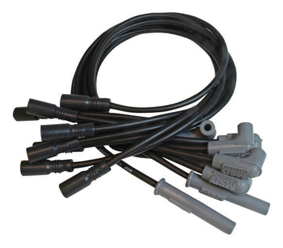 MSD Ignition MSD32173 8.5mm Spark Plug Lead Set Black Chevy Corvette 5.7L