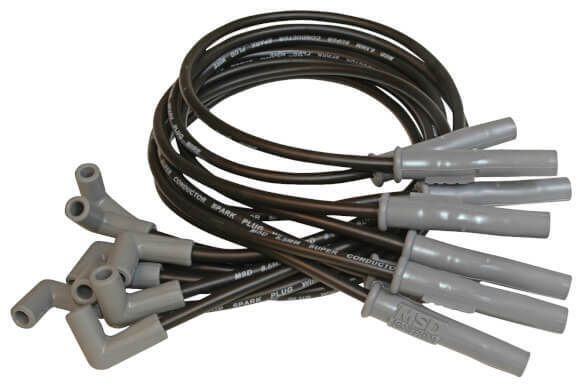 MSD Ignition MSD32203 8.5mm Spark Plug Lead Set Black Mustang 5.0L 94-On