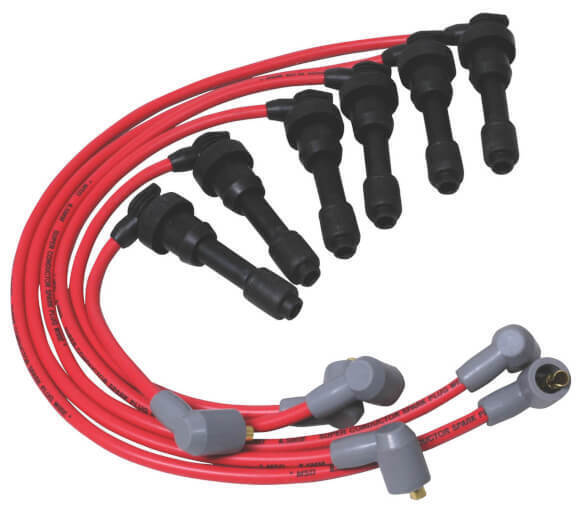 MSD Ignition MSD32709 8.5mm Super Con Spark Plug Lead Set Mits Gt3000 Turbo V6 3.0 L 92-