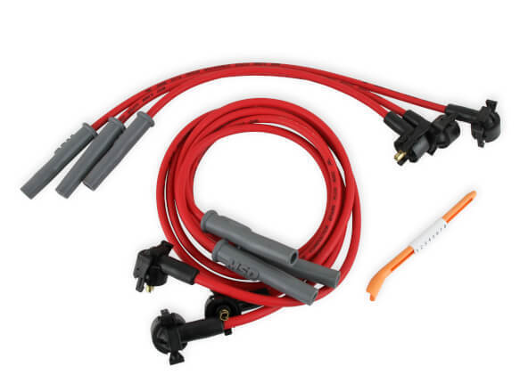 MSD Ignition MSD32999 8.5mm Super Con Spark Plug Lead Set Ford Mustang 3.8L V6 Mustang