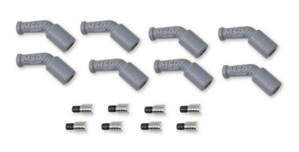 MSD Ignition | MSD33048 | LS 45 Degree Boots & Terminals Pack Of 8