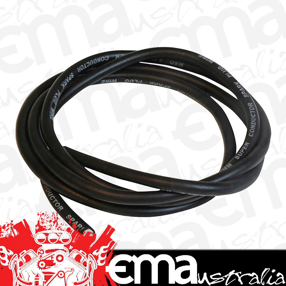 MSD Ignition MSD34053-1 Super Conductor Plug Lead 8.5mm Black Sold Per Foot