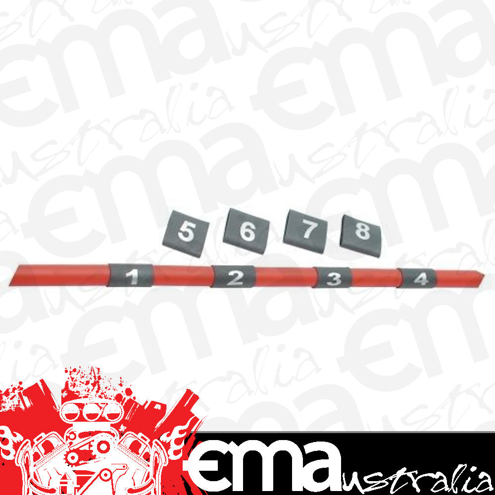 MSD Ignition | MSD3415 | Spark Plug Lead Number Markers for Up To 9mm Leads