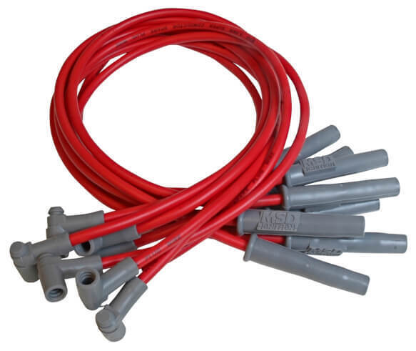 MSD Ignition MSD35859 8.5mm Super Con Spark Plug Lead Set AMC V8 W/ HEI Cap