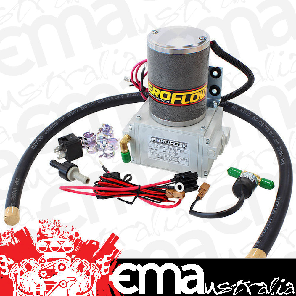 Aeroflow Performance Products AF49-1050 Twin Piston Brake Vacuum Pump Faster Response