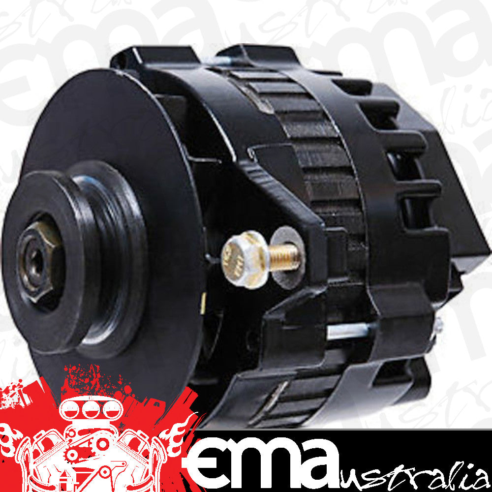 MSD Ignition | MSD5361 | GM 1955-on 12V 1 Wire Alternator 160AMP Black