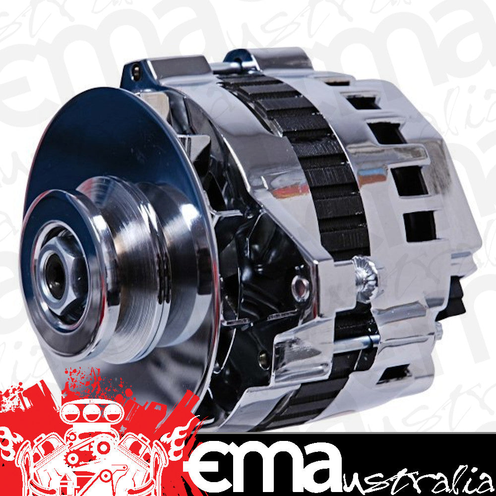 MSD Ignition MSD5362 GM Vehicles 1955-on Dynaforce 160 Amp 12v 1 Wire Alternator Chrome