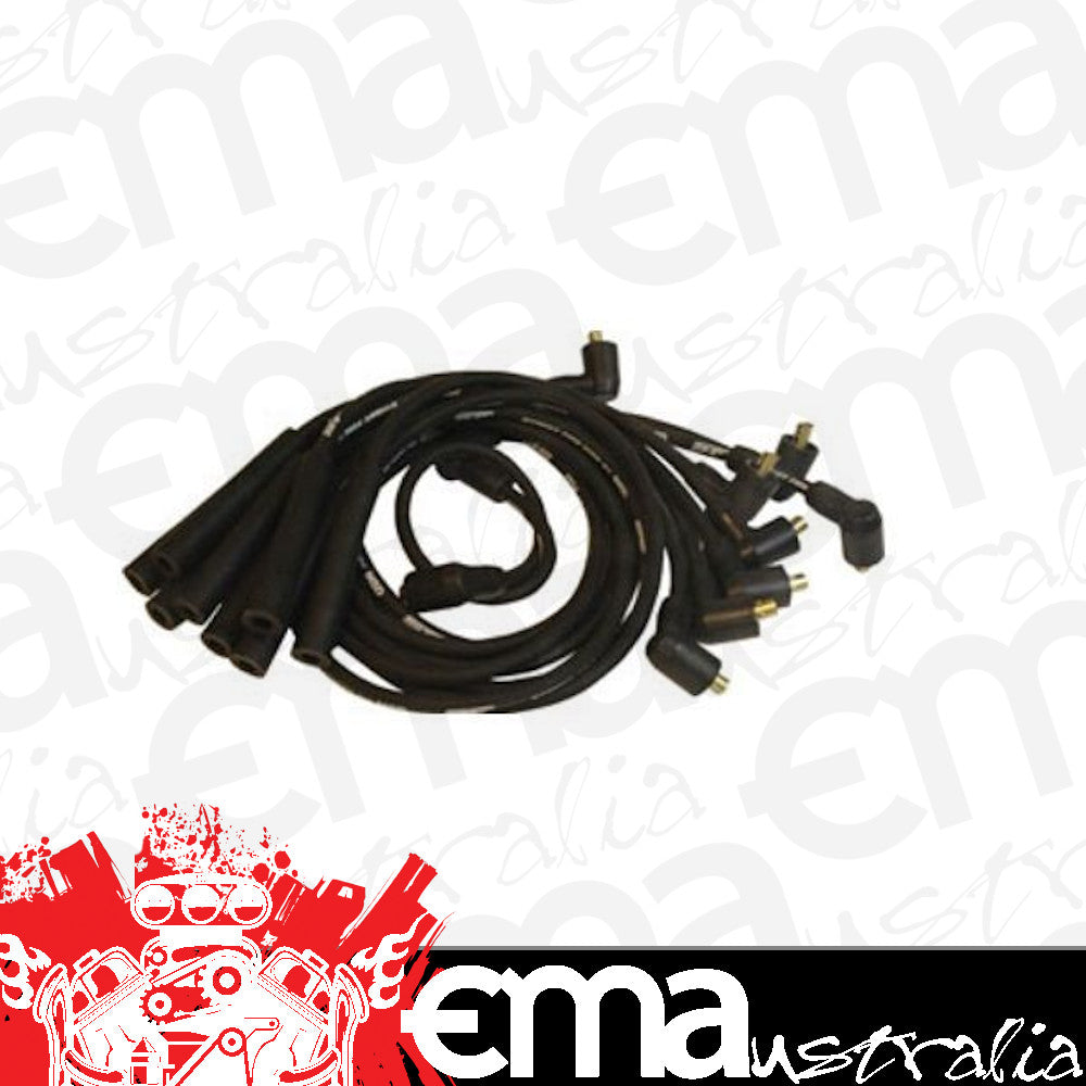 MSD Ignition | MSD5561 | Chev BB Street Fire 8mm Spark Plug Leads Black Multi Angle