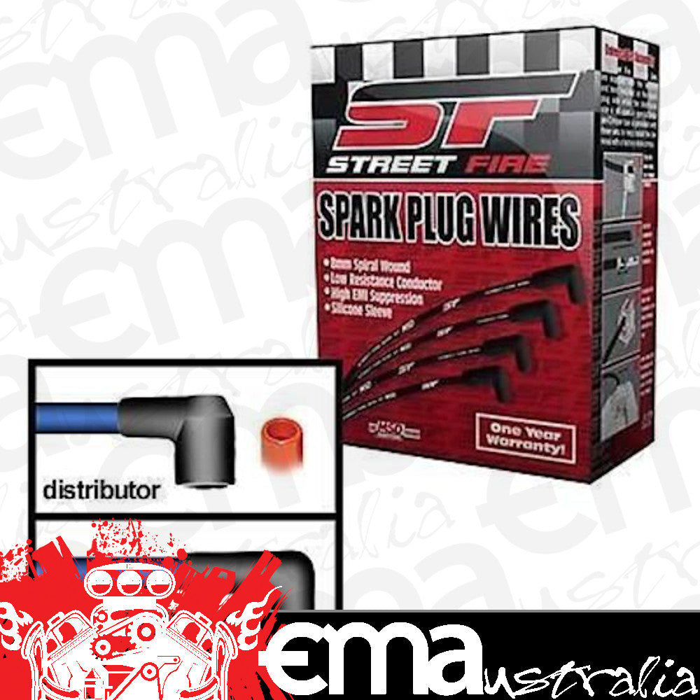 MSD Ignition MSD5565 Chev SB 265-400 Streetfire Ignition Leads 90Ç÷ Plug 90Ç÷ Points Dizzy