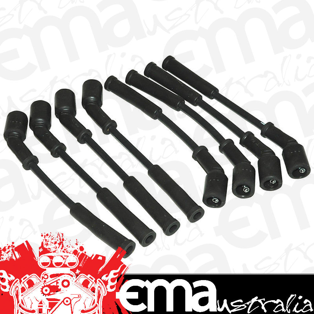 MSD Ignition | MSD5572 | Chev/holden LS1 5.7L V8 Street Fire 8mm Spark Plug Lead set Black