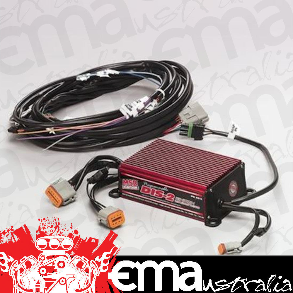 MSD Ignition MSD6212 Ignition Box Dis-2 Digital Capacitive Discharge Universal Dis 4- Cylinder w/ 2 Coils Each