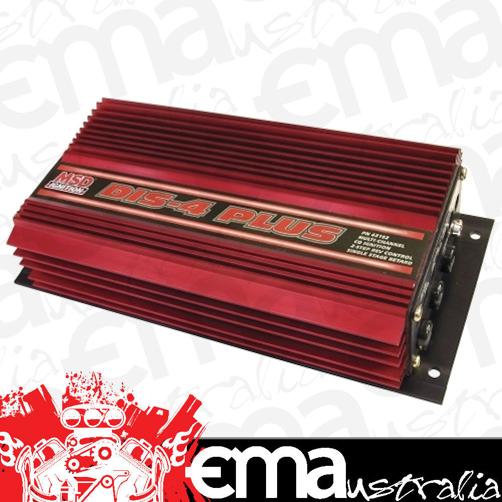 MSD Ignition MSD62152 Dis-4 Plus Digital Ignition (Designed for 6 & 8 Cyl w/ 2 3 or 4 Coil Packs Capacitive Discharge)