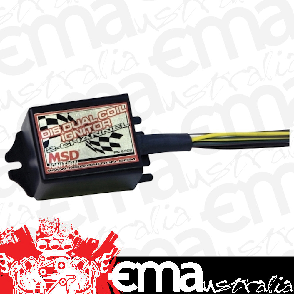 MSD Ignition MSD6302 DIS Dual Coil Ignitor (2 Channel Adapts MSD Ignition DIS-2/DIS-4 to Coil per Cylinder/Waste Spark Ignitions)
