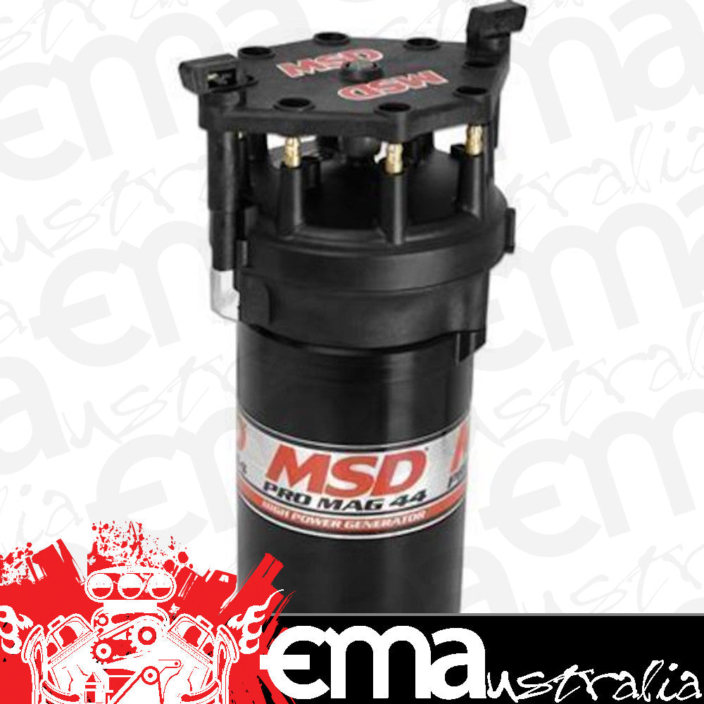 MSD Ignition MSD81303 Generator 44A Pro Mag Black Std Cap Cw