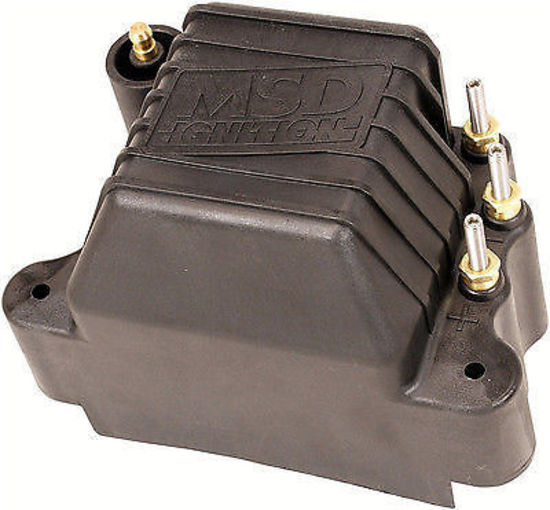 MSD Ignition MSD81423 Pro Mag 44 Ignition Coil Male HEI 45000V 44 Amp Black