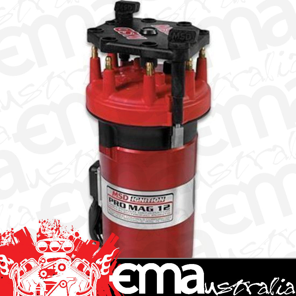 MSD Ignition MSD81602 Magneto Pro Mag Lite Billet Aluminium Red Circle Track Drag Car Sprint Car Each