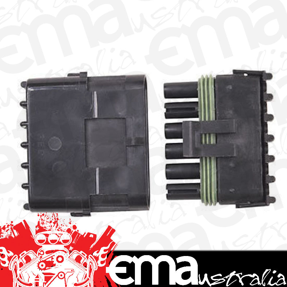 MSD Ignition MSD8170 Weathertight Connector 6 Pin 1 Male 1 Female End