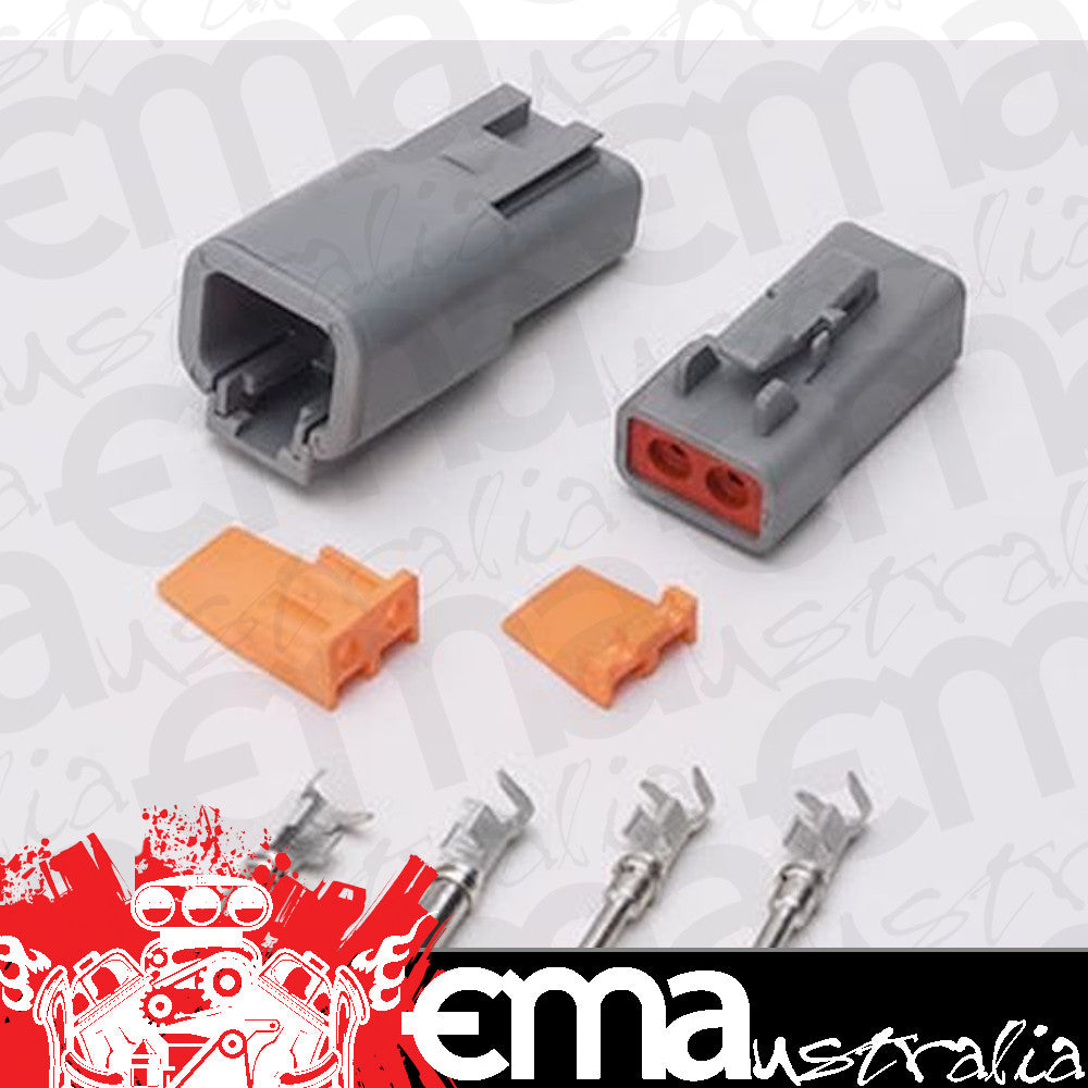 MSD Ignition MSD8184 Duetsch Connector 2-pin 12-14 Gauge Wire